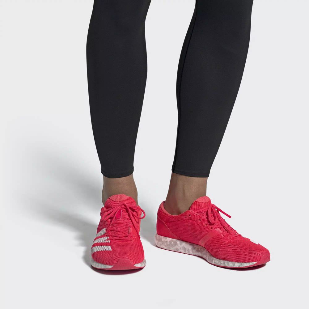 Adidas Adizero Sub 2 Tenis Para Correr Rojos Para Hombre (MX-25541)